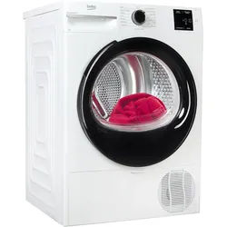BEKO Wärmepumpentrockner "BMO3T382CW", Energieeffizienz: C (A-G), weiß, B:59,8cm H:84,6cm T:60,7cm, Trockner, AquaWave Schontrommel für besonders schonendes Trocknen, Topseller