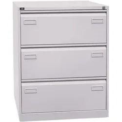 Bisley Light Hängeregistraturschrank »Light« A4, zweibahnig, 3 Schübe grau, 80x101.6x62.2 cm