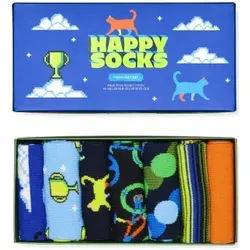Happy socks 7P Seven Days Socks Gift Set Blau Baumwolle Gr 36/40