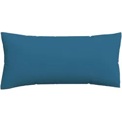Schlafgut Kopfpolsterbezug , Blau , Textil , Uni , 40x80 cm , Grüner Punkt, Textiles Vertrauen - Oeko-Tex®, AZO-frei, Oeko-Tex® Made IN Green , bügelleicht, bügelfrei , Heimtextilien, Bezüge, Polsterbezüge