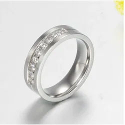 Order & Smile Schmuck Fingerring Eheringe günstig Edelstahl: Ring / Trauring / Partnerring 58