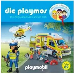 Hörspiel Die Playmos-(82)Drei Rettungseinsätze Und Ein Dieb