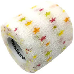 LisaCare Kohäsive Bandage 5cm - Sterne bunt Bandage(s) 2 St weiss Unisex