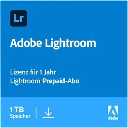 Adobe Lightroom | 1 Jahr | 1TB | PC/Mac Software