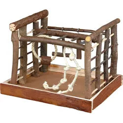 TRIXIE Spielplatz, Rindenholz, 35 x 29 x 25 cm