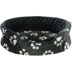 TRIXIE Bett Jimmy, oval, 110 x 95 cm, schwarz