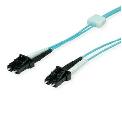 Easylan LWL-LED-Patchkabel duplex 50/125μm OM3, LC/LC Glasfaserkabel, (500.0 cm), LSD32200050 blau 1.0 cm x 1.0 cm x 500.0 cm