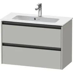 Duravit Ketho.2 Waschtischunterbau wandhängend Betongrau Matt 810x390x549 mm - K25256007070000 K25256007070000