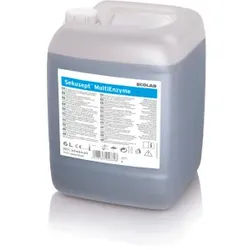 ECOLAB Sekusept® MultiEnzyme Instrumentenreiniger, Neutraler Reiniger zur manuellen Vorreinigung medizinischer Instrumente, 6 Liter - Kanister