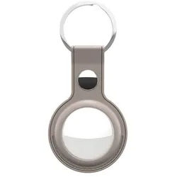 Leather Keyring for AirTag 2-pack