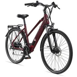 TELEFUNKEN E-Bike 28 Zoll, RH: 50 cm, 24-Gang - rot