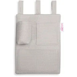Babybay Betttasche , Grauweiß , Textil , 28x2.5x38 cm , Textiles Vertrauen - Oeko-Tex® , Schlafen, Babytextil-Kollektionen
