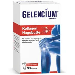 Gelencium® Kollagen Hagebutte + Vitamin C Direkt-Sticks