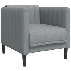 vidaXL Sessel, Loungesessel Dunkelgrau Stoff