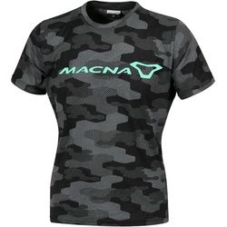 Macna Dazzle Logo 2.0 Damen T-Shirt, schwarz-mehrfarbig, Größe XL