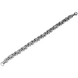 Adelia ́s Armband Unisex Armband aus Edelstahl 19 cm, Perfekt zum Verschenken an besondere Menschen silberfarben