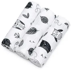 T-TOMI TETRA Cloth Diapers HIGH QUALITY Stoffwindeln Owls 70x70 cm 3 St.