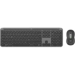 Signature Slim Combo MK950 for Business - Tastatur & Maus Set - Deutsch - Grau