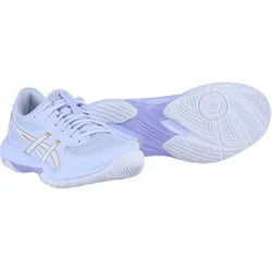 Asics Hallen-Indoorschuhe Gel Rocket 12 (multifunktional/Stabiltät) hellblau/weiss Damen