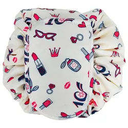 Intirilife Kosmetiktasche mit Reißverschlussfächern , Kunststoff , 54x62 cm , Freizeit & Co, Wellness & Gesundheit, Körperpflege