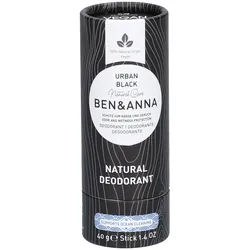 Ben & Anna - Deo Papertube Urban Black Stifte 40 g