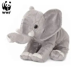 WWF Plüschtier - Elefant (Rüssel hoch, 18cm)