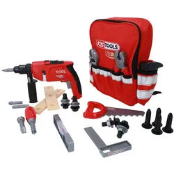 KS Tools Werkzeug-Rucksack für Kinder mit Sortiment, 25-tlg
