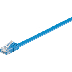 GOOBAY 96401 - Cat.6 Flachkabel blau 1 m