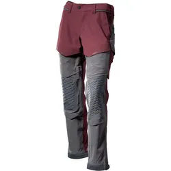 Stretch-Bundhose "22279-605" Customized - 76C58 (EU 29) - bordeaux/anthrazit