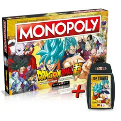 Monopoly Dragon Ball Super (deutsch/französisch) + Top Trumps
