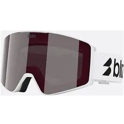 Bliz G001 matte white/pink w silver mirror (12 00)