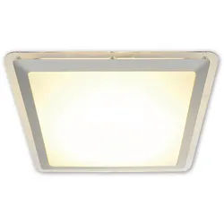 Näve Led-Deckenleuchte , Silberfarben , Metall, Kunststoff , Lampen & Leuchten, LED Beleuchtung, LED-Deckenleuchten