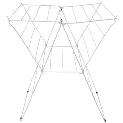 MSV-Spirella Wäschetrockner , Weiß , Metall , 65x84 cm , klappbar, platzsparend, rostfrei , Haushalt & Kleinelektro, Wäschepflege, Wäscheständer