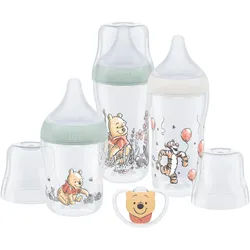 NUK Fläschchenset , Multicolor, Transparent , Kunststoff , 4-teilig , 21.3x19.4x7.2 cm , BPA-frei , Füttern, Babyfläschchen