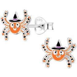 Order & Smile Schmuck Paar Ohrstecker Halloween Ohrringe Silber 925 Kinder Ohrstecker bunt