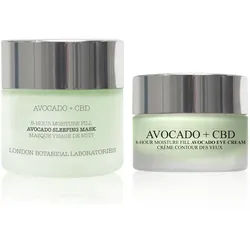 London botanical loboratories Avocado + CBD Gesichtspflege Set 15 ml Unisex