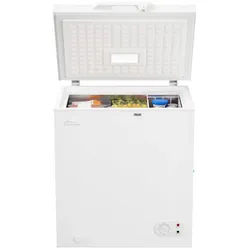 TroniTechnik Gefriertruhe Einstellbarer Temperaturregler, kühlen und gefrieren BORGAR 160 PRO, 70 cm breit, 147 l, inkl. Dual Thermostat, LED Licht, Griff, Schloss, Rollen, Einlegekorb weiß