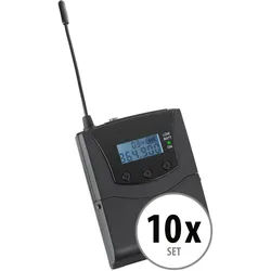 Beatfoxx Silent Disco V2 SDR-BP30 Bodypack-Receiver 10x Set