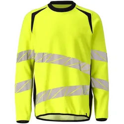 MASCOT Herren Sweatshirt ACCELERATE SAFE Hi-vis Gelb / Schwarzblau L - 19084-781-17010-L - Hi-vis Gelb / Schwarzblau