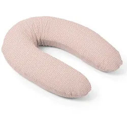doomoo Stillkissen Buddy - Organic Cotton - Cloudy Pink, Schwangerschaftskissen, Lagerungskissen Seitenschläferkissen 180 cm rosa