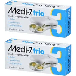 Medi-7 Trio Pillenschneider Zerkleinerer und Aufbewahrungsbox
