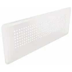 Buderus Abdeckgitter AG/W für Boden-/Wandauslass RRU75-2 (rund) / FKU140-2 (flach), Metall, weiß lackiert - 7738112046
