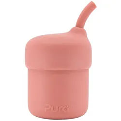 Pura my-my Silikon Strohhalmbecher 150ml Rose 1 St rose
