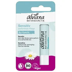 alviana Lippenpflegestift Lippenpflegestift - Sensitiv mit Kamille 4,5g