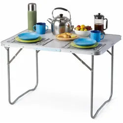 Mojawo Campingtisch Campingtisch Klapptisch Outdoortisch klappbar Griff Alu 80x60x68cm