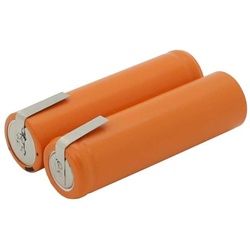 Rasiererakku NiMH 2,4V 1500mAh mit Lötfahnen ersetzt Philips 138 10609