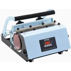 VEVOR Wärmepresse Becher-Hitzepresse 887ml Sublimationsbecher Blau DIY
