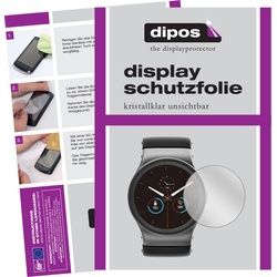 Dipos Displayschutzfolie Crystalclear, Sportuhr + Smartwatch Zubehör, Transparent