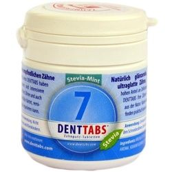 DENTTABS-Zahnputztabletten stevia-mint