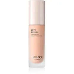 KIKO Milano Love Fusion 24H Moisture Radiant Foundation Langanhaltende cremige Foundation mit feuchtigkeitsspendender Wirkung Farbton 6.5 Neutral Rose 30 ml